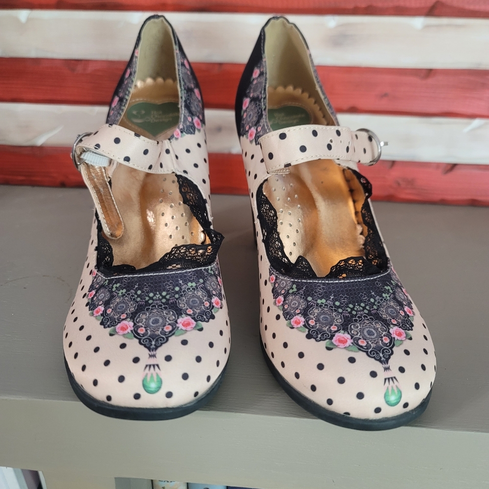 Hot Chocolate Design Chocolaticas High Heels Doris Women's Mary Jane Pump (38) - Picture 10 of 12